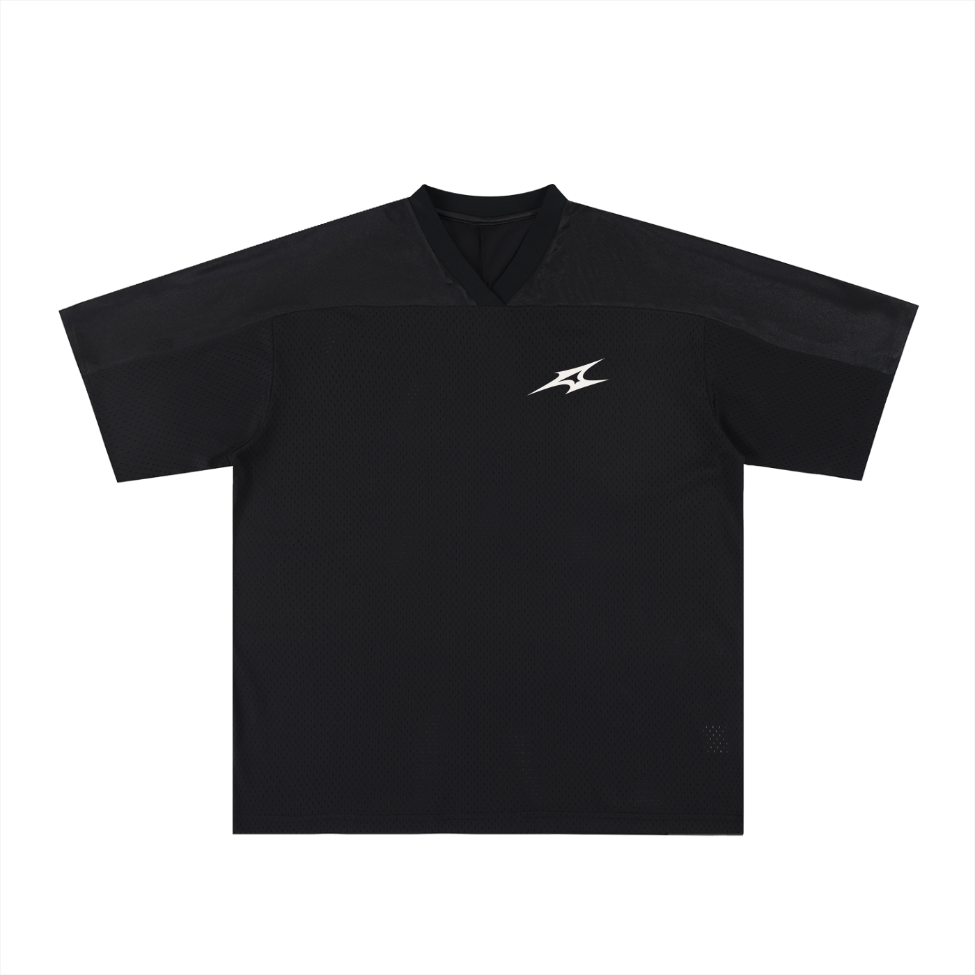 Oversized Mesh V-Neck Soccer Jersey